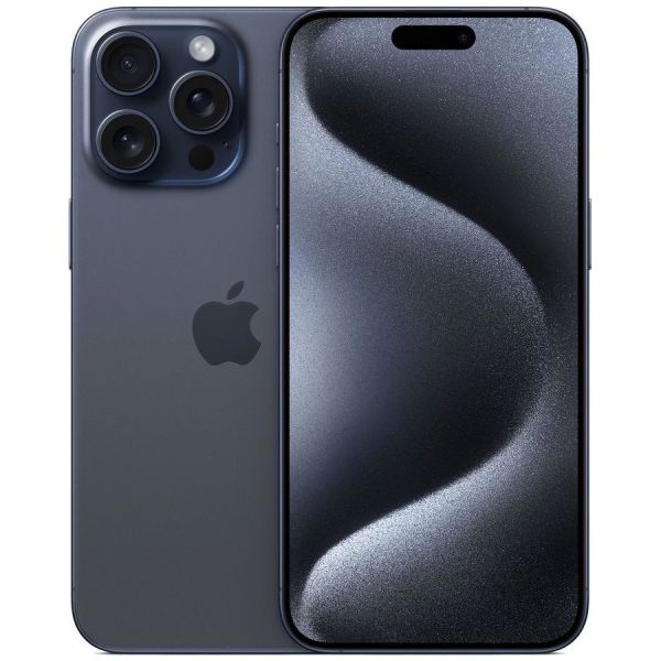 Мобильный телефон Apple iPhone 15 Pro Max 2023 iOS /1 ТБ синий титан MU723J/A