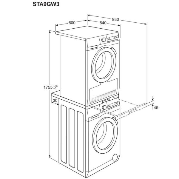 Набор для стиральных машин Electrolux STA9GW3 1 шт.